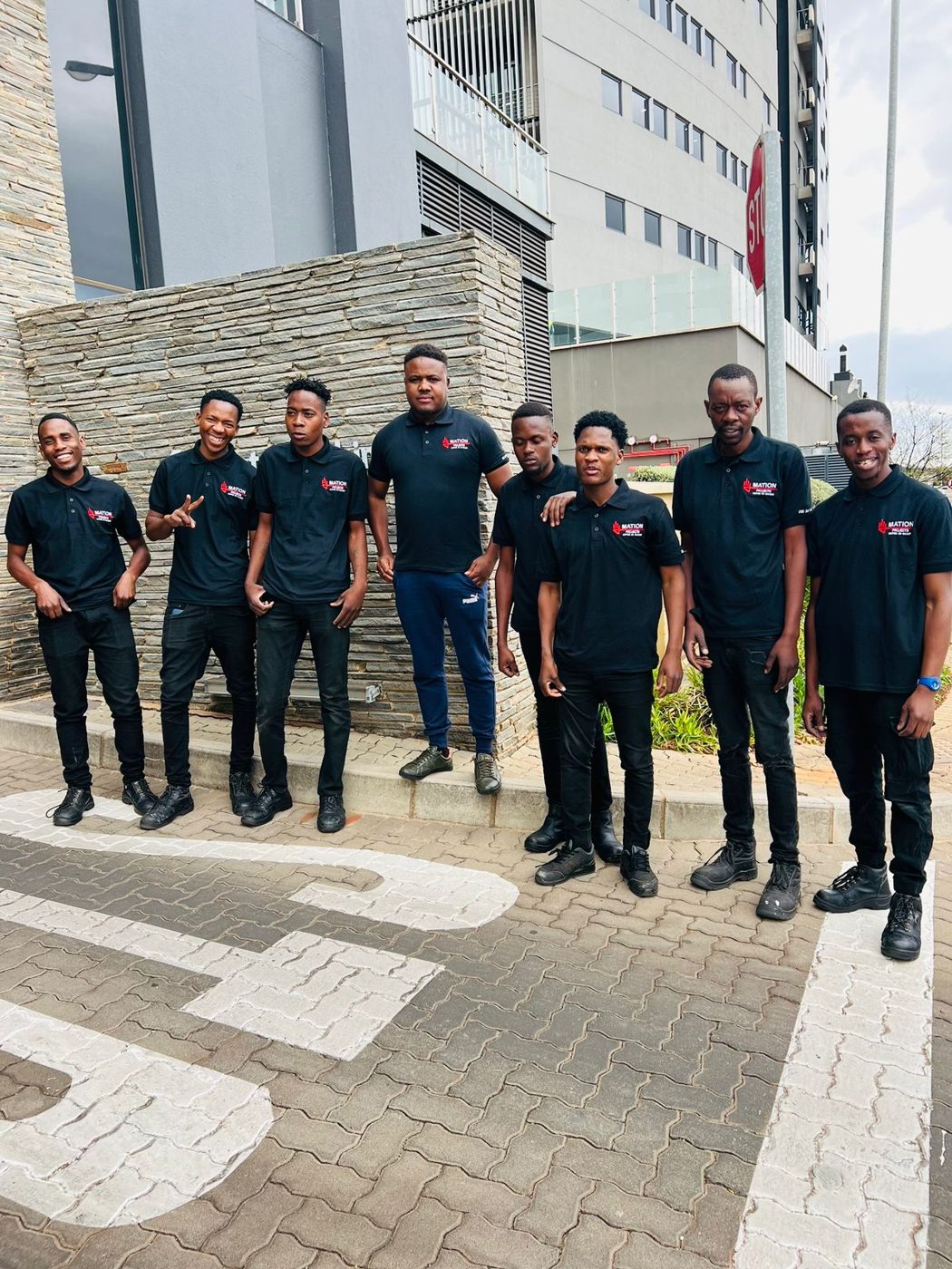 Team on site