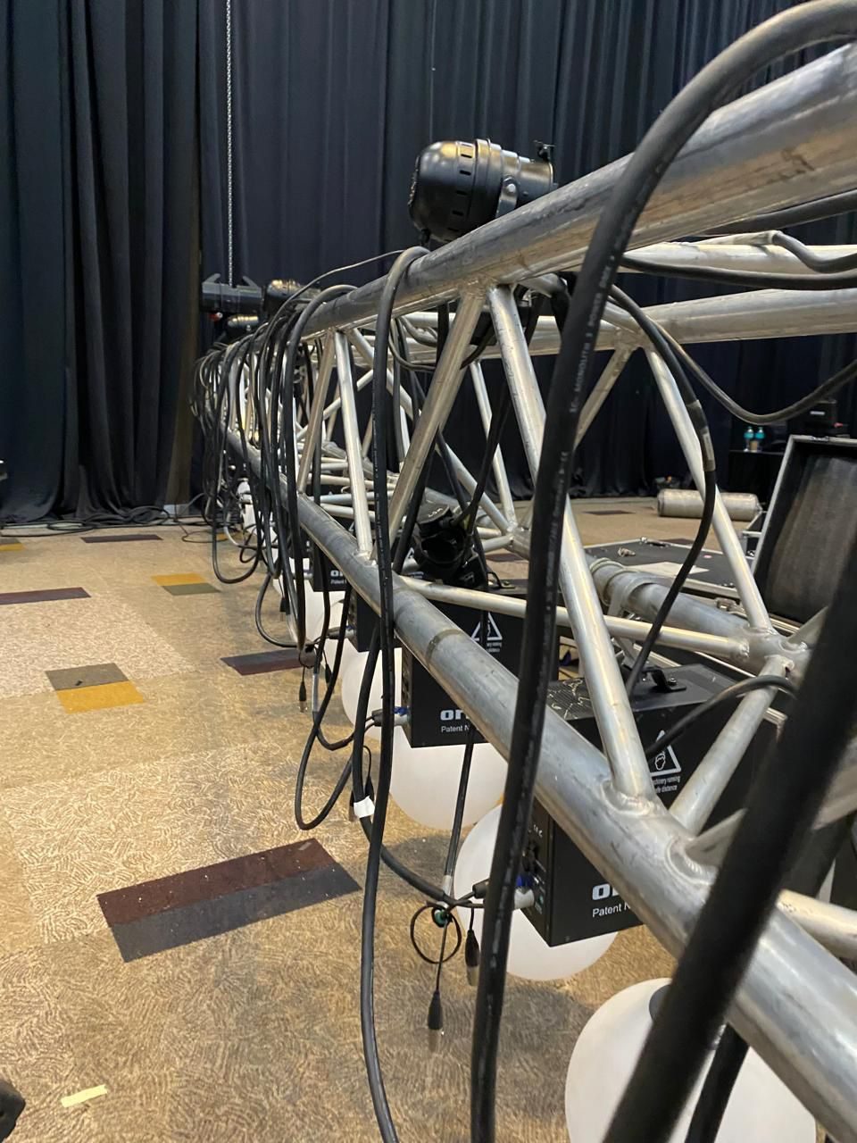 Completed venue rig